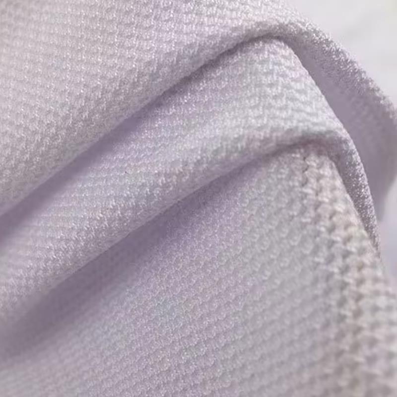 Dzianina siatkowa o splocie plastra miodu, 82% poliester / 18% elastan, 150 g/m² — zdjęcie 3