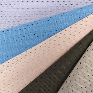 Dzianina żakardowa siatkowa elastyczna, 86% poliester / 14% elastan, 150 g/m²
