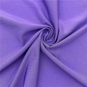 Matt stretch single jersey knit, 85% polyester / 15% elastane, 180 g/m²
