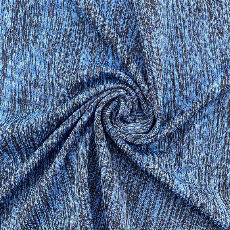Melange-Jersey, 91 % Polyester / 9 % Elasthan, 165 g/m² — Foto 2