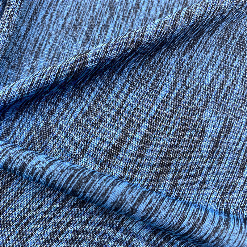 Melange-Jersey, 91 % Polyester / 9 % Elasthan, 165 g/m² — Foto 3