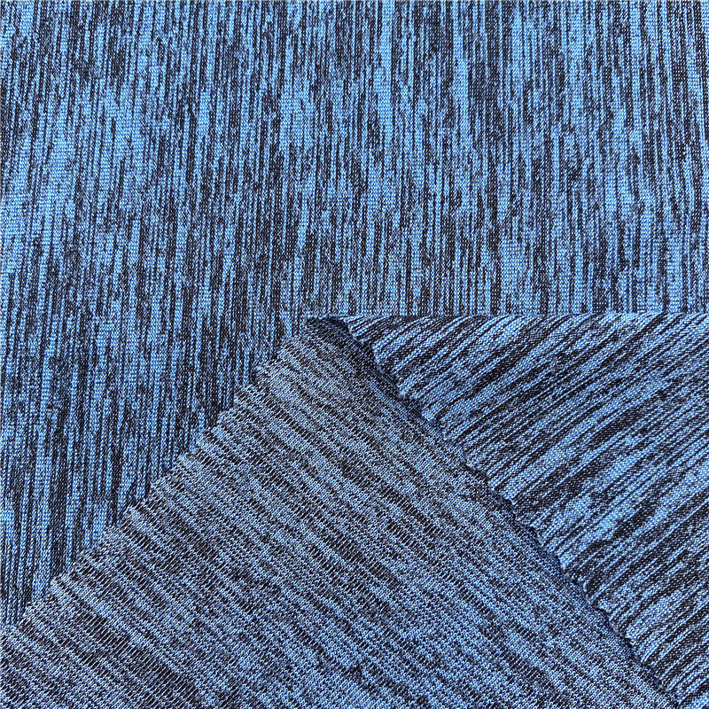 Melange-Jersey, 91 % Polyester / 9 % Elasthan, 165 g/m² — Foto 4