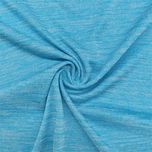 Dzianina interlock kationowa melanżowa, 100% poliester, 150 g/m²