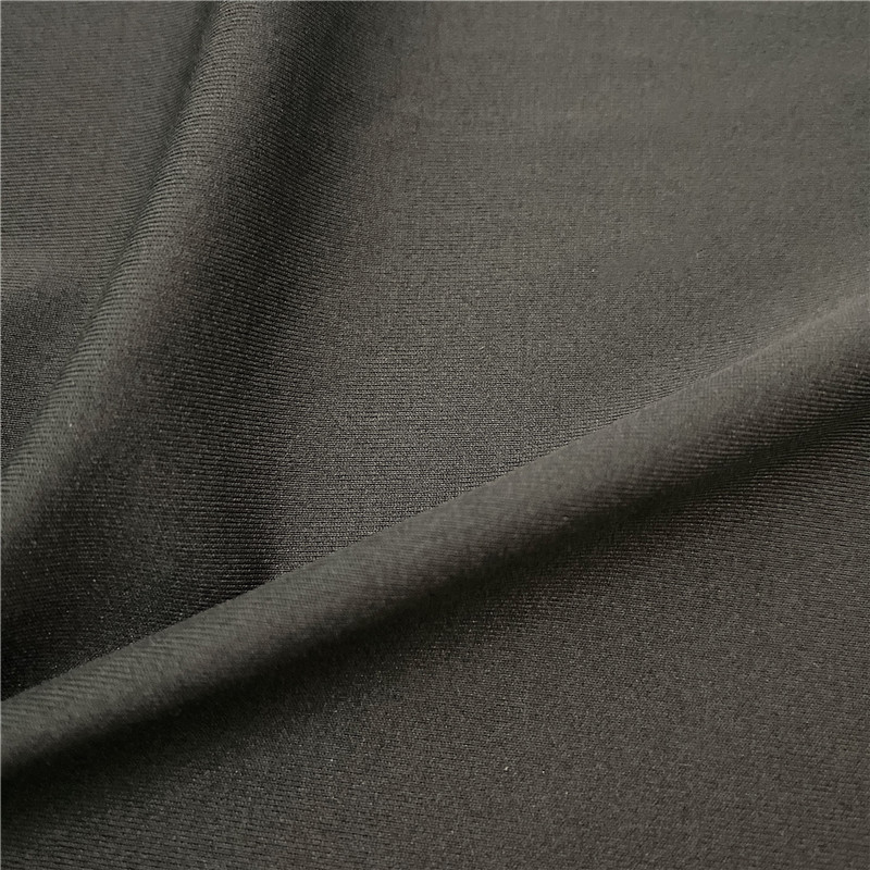 Dzianina single jersey elastyczna o drobnym splocie, 88% poliester / 12% elastan, 175 g/m² — zdjęcie 3