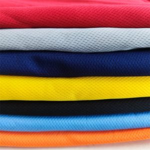Quick-drying birdseye mesh knit, 100% polyester, 160 g/m²