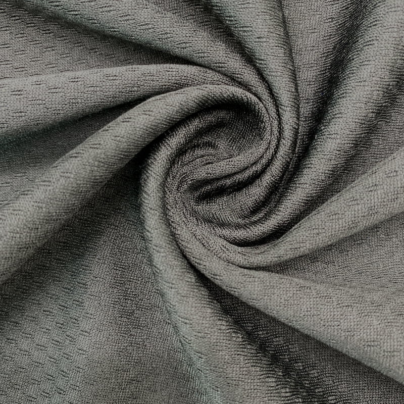 Breathable jacquard mesh knit, 100% polyester, 155 g/m²