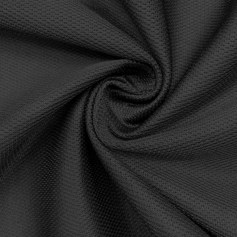 Dzianina pique interlock, 100% poliester, 205 g/m²