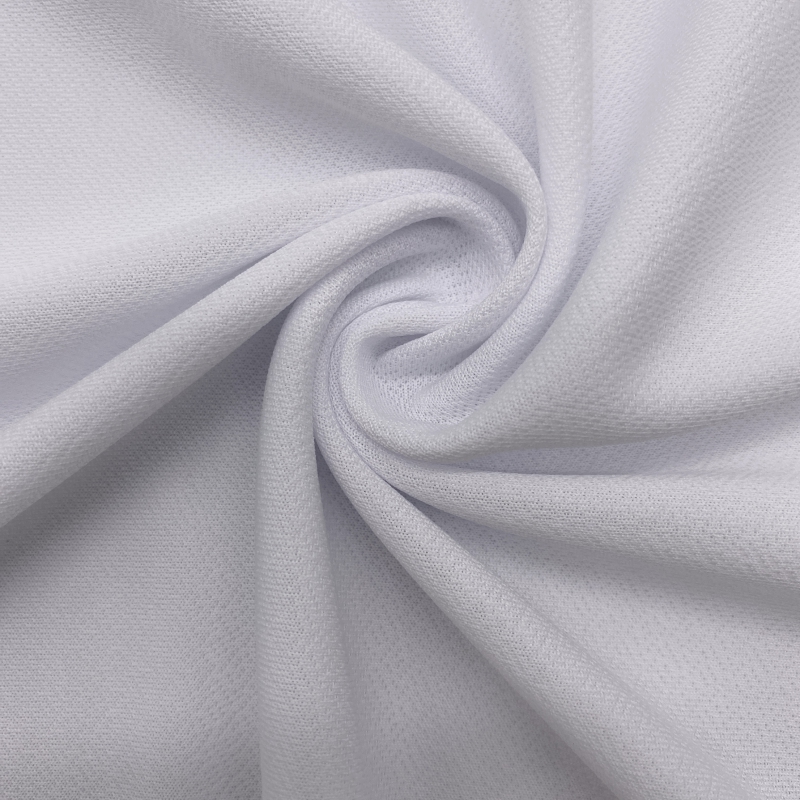 Breathable jacquard knit, 100% polyester, 150 g/m²