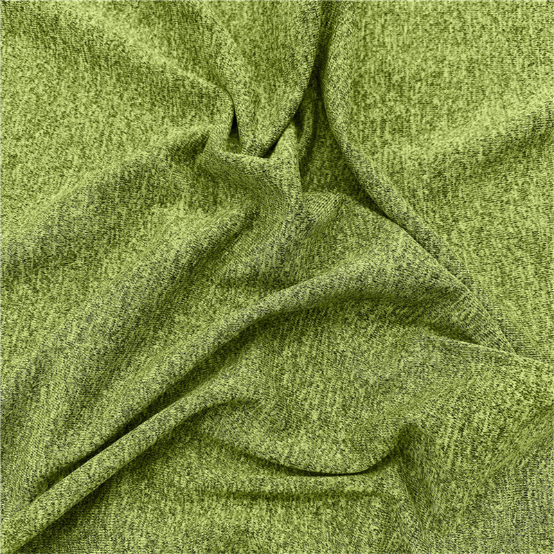 Dzianina jersey melanżowa elastyczna, 89% poliester / 11% elastan, 180 g/m² — zdjęcie 3