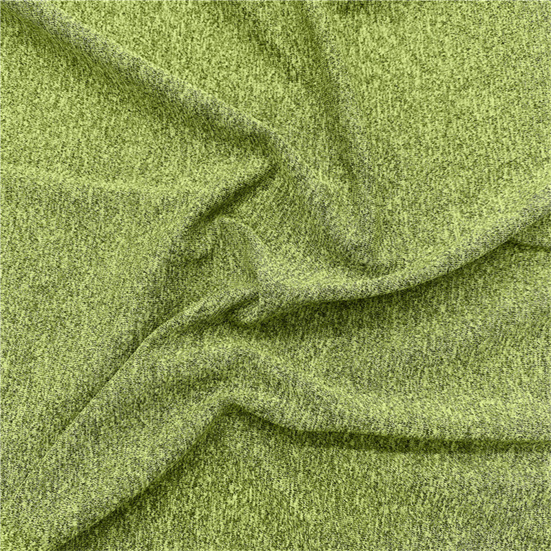 Dzianina jersey melanżowa elastyczna, 89% poliester / 11% elastan, 180 g/m² — zdjęcie 4