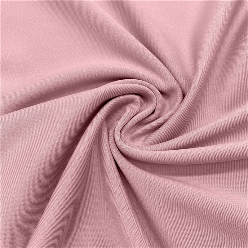 Dzianina interlock drapana jednostronnie, 90% poliester / 10% elastan, 320 g/m²