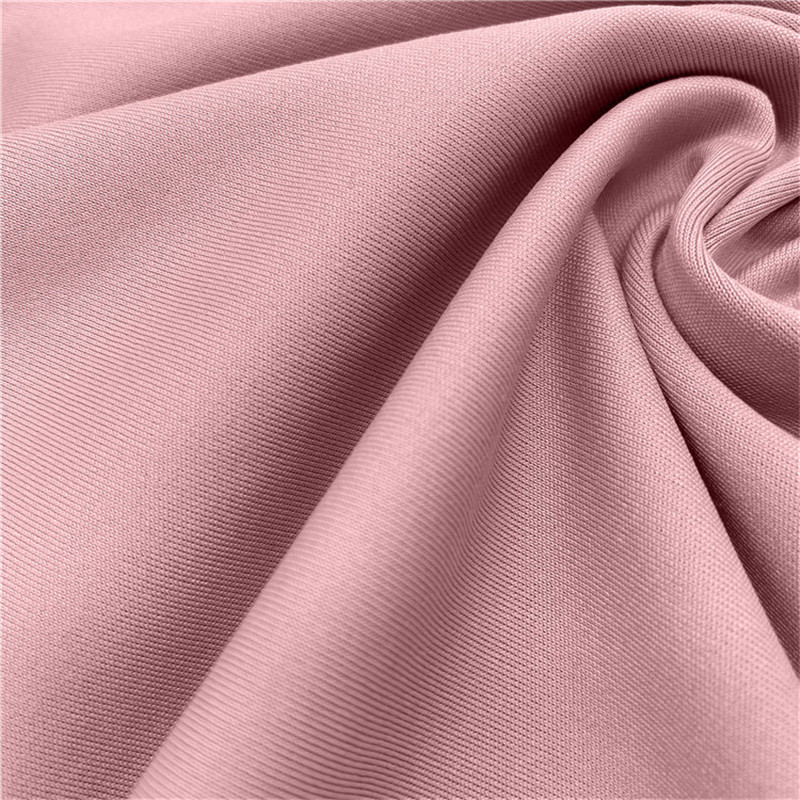 Dzianina interlock drapana jednostronnie, 90% poliester / 10% elastan, 320 g/m² — zdjęcie 2
