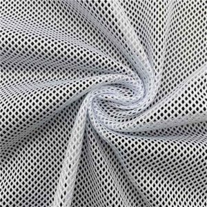 Diamond-pattern DTY mesh knit, 100% polyester, 70 g/m²