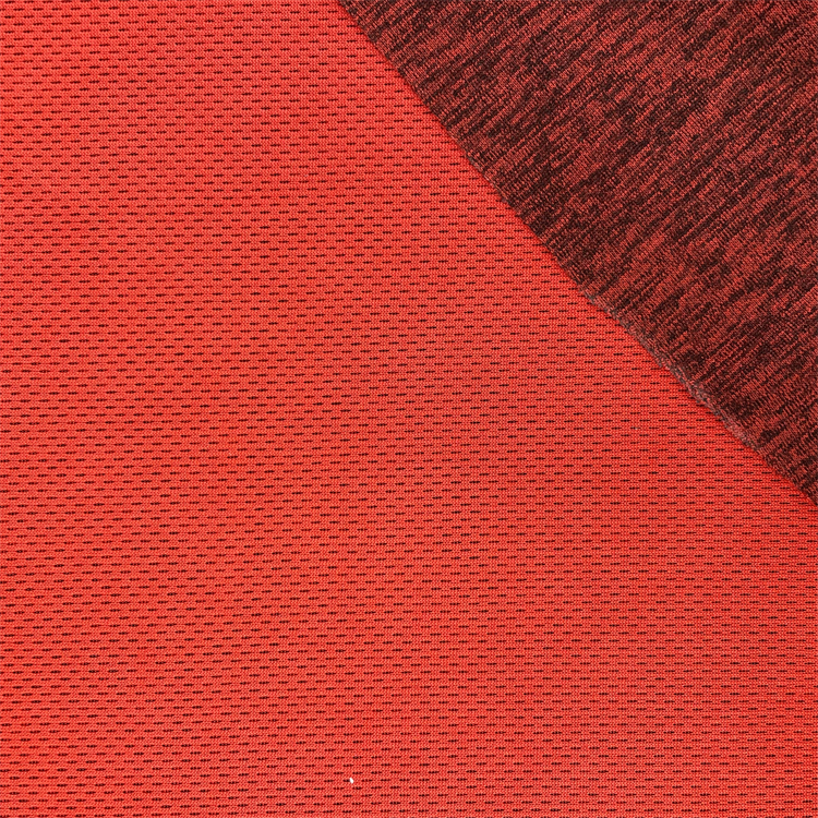 Doubleface Birdseye-Melange, 100 % Polyester, 160 g/m² — Foto 2