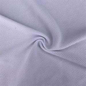 Dzianina pique do koszulek polo, 100% poliester, 165 g/m²