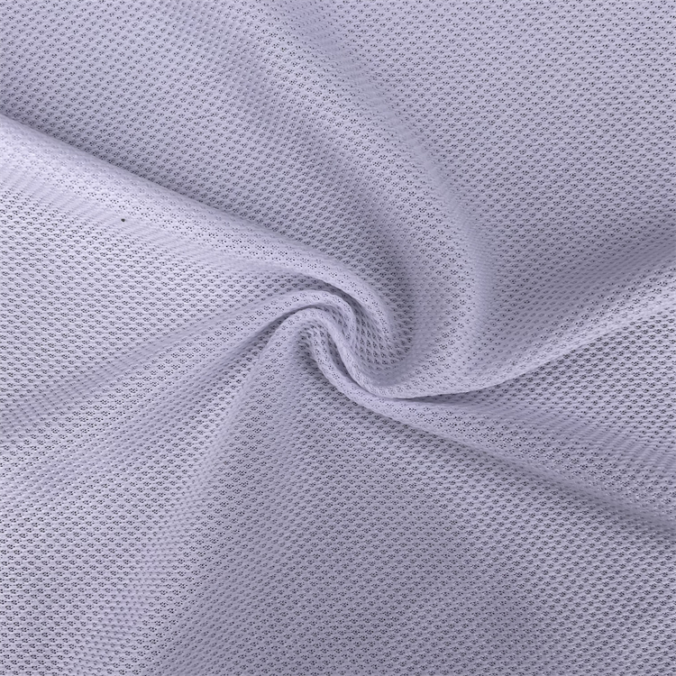 Dzianina pique do koszulek polo, 100% poliester, 165 g/m²