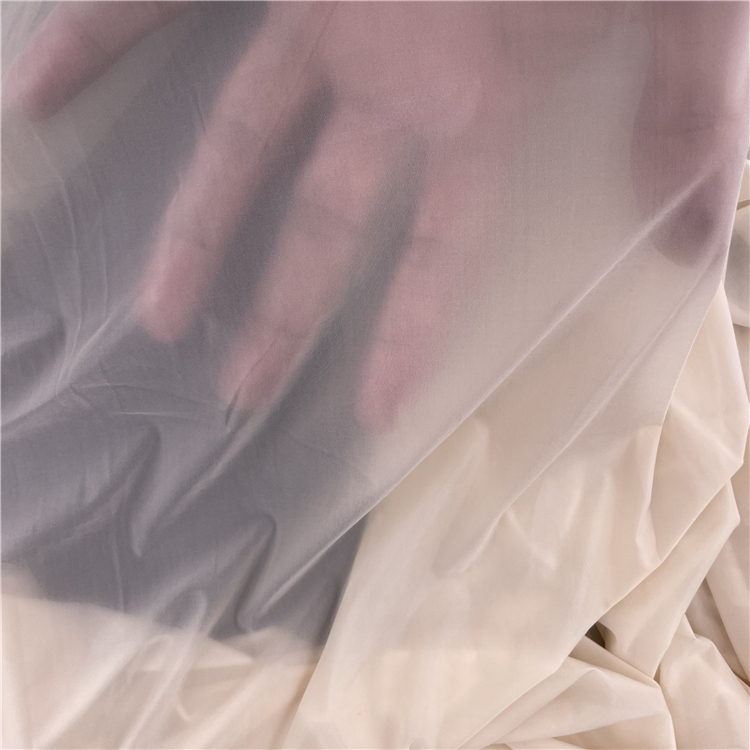 Dzianina jersey bardzo cienka, 50% poliamid / 50% elastan, 55 g/m² — zdjęcie 3