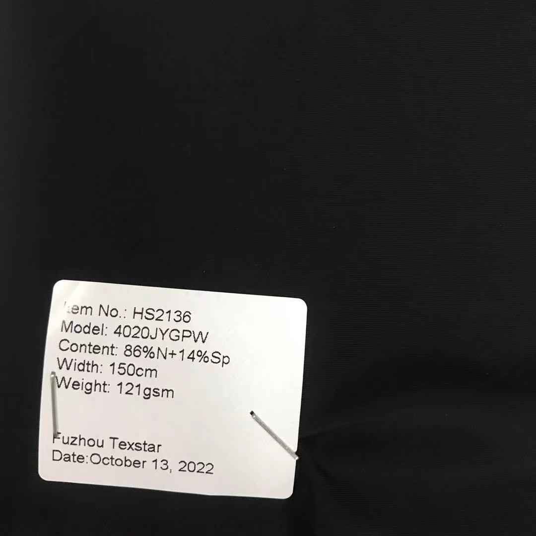 Dzianina jersey błyszcząca elastyczna, 86% poliamid / 14% elastan, 120 g/m² — zdjęcie 4