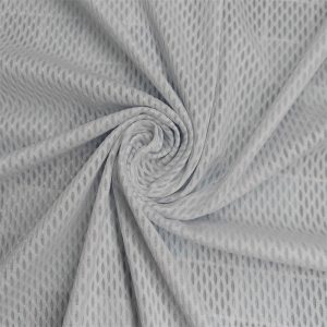 Dzianina żakardowa siatkowa podszewkowa, 87% poliester / 13% elastan, 140 g/m²