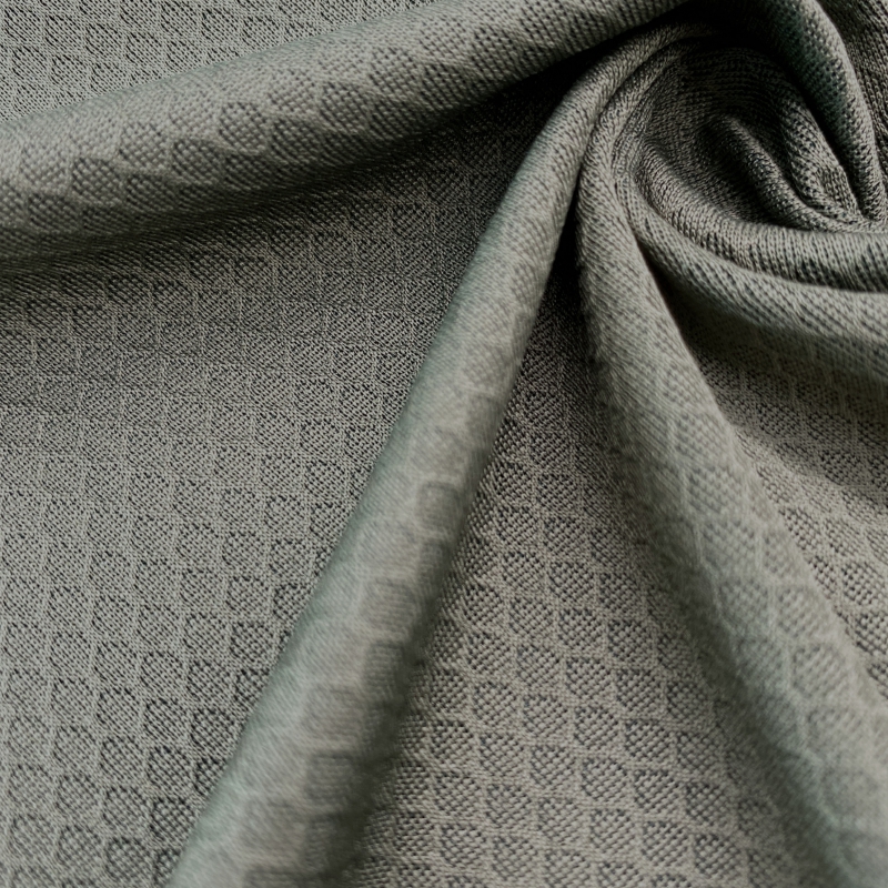 Hexagonal mesh jacquard knit, 100% polyester, 180 g/m² — photo 2