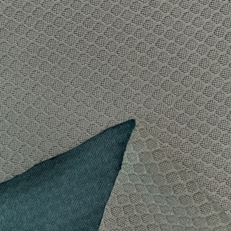 Hexagonal mesh jacquard knit, 100% polyester, 180 g/m² — photo 5