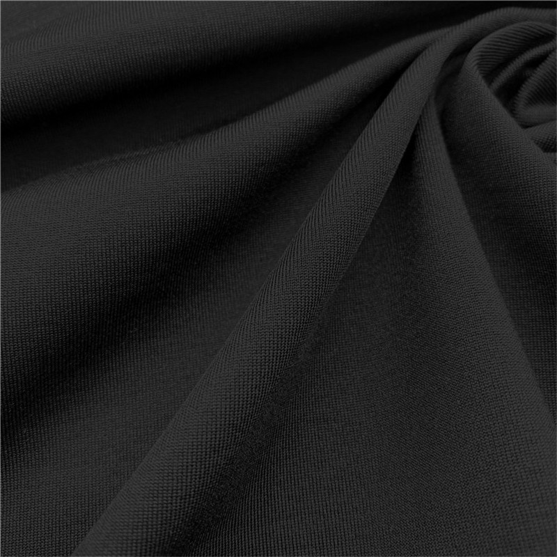 Dzianina jersey drapana jednostronnie, 92% poliester / 8% elastan, 250 g/m² — zdjęcie 2