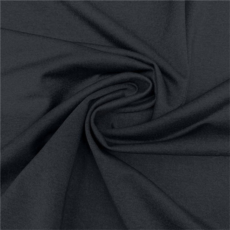Dzianina single jersey trójskładnikowa, 55% poliamid / 34% poliester / 11% elastan, 180 g/m²