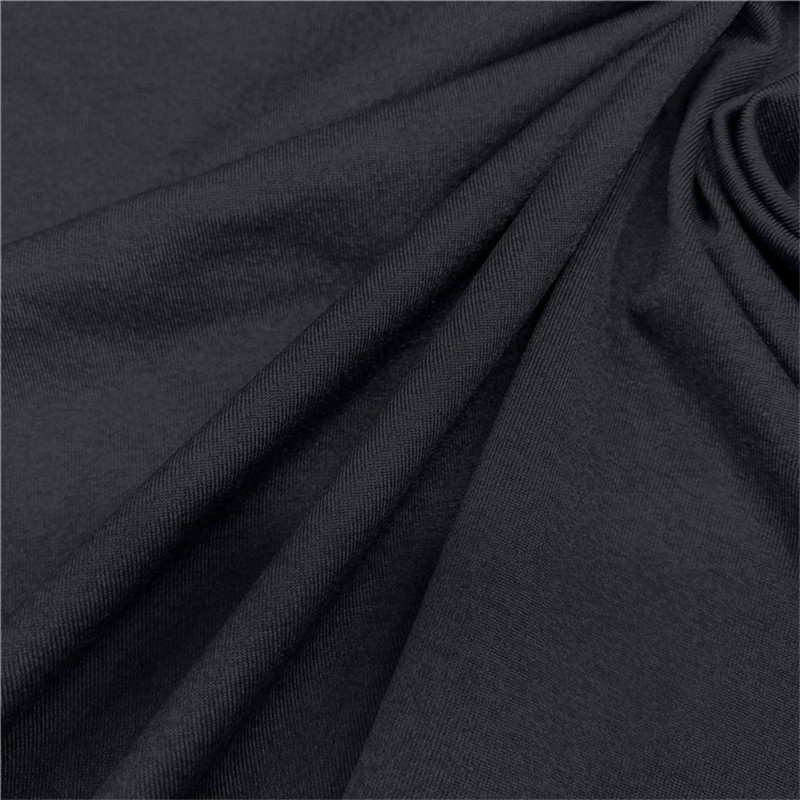 Dzianina single jersey trójskładnikowa, 55% poliamid / 34% poliester / 11% elastan, 180 g/m² — zdjęcie 2