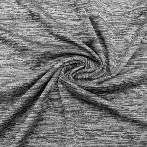 Three-fibre yoga jacquard knit, 44.5% polyester / 44.5% polyamide / 11% elastane, 170 g/m²