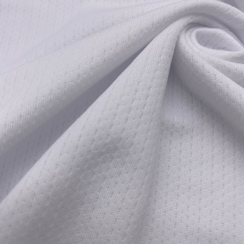 RPET jacquard mesh knit, 100% recycled polyester, 150 g/m² — photo 2