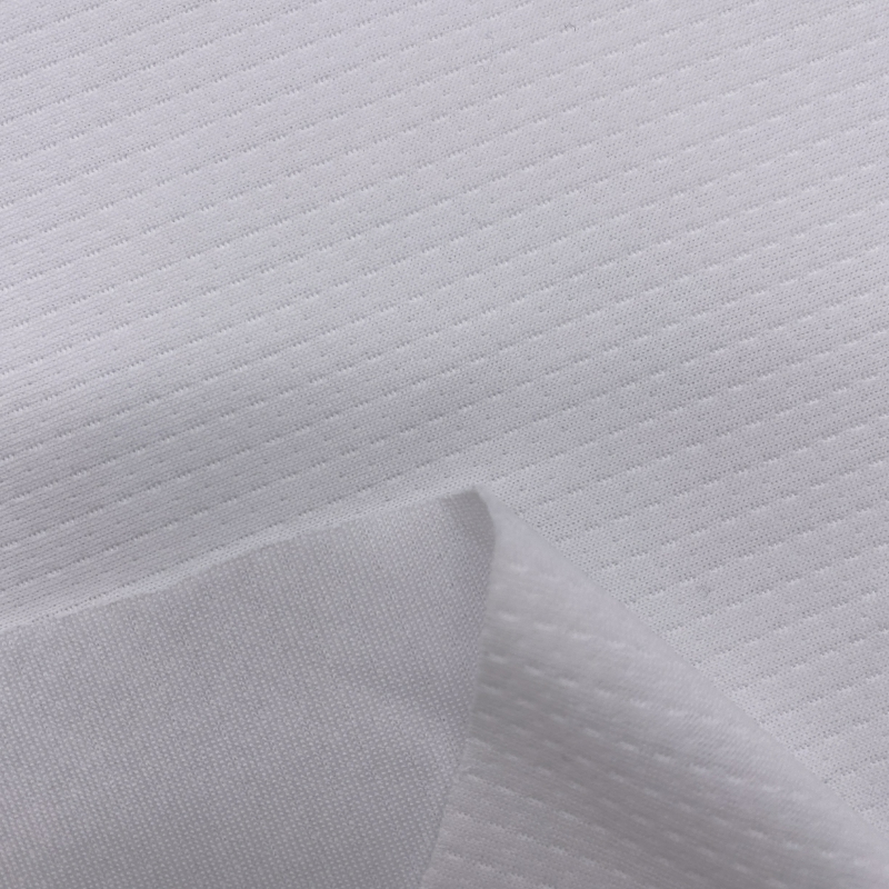RPET jacquard mesh knit, 100% recycled polyester, 150 g/m² — photo 5