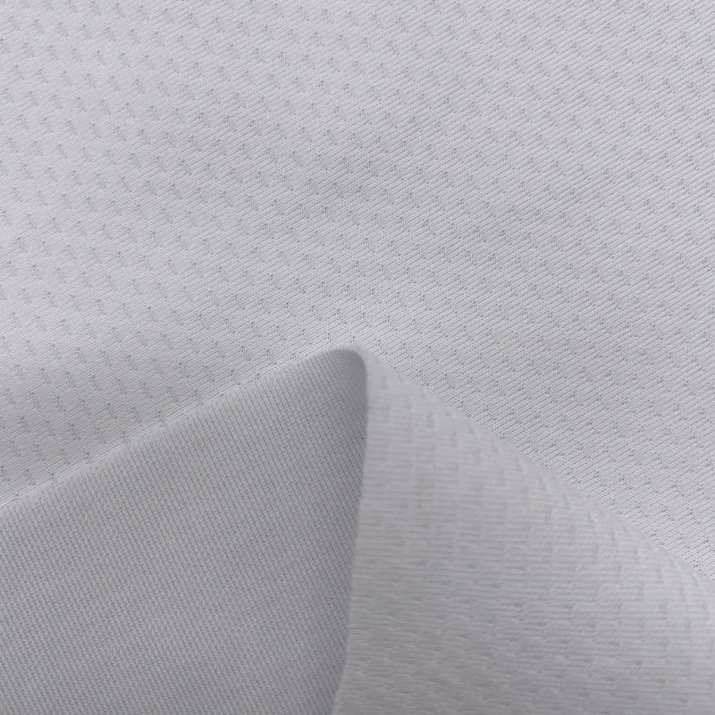 Dzianina interlock żakardowa elastyczna, 90,8% poliester / 9,2% elastan, 280 g/m² — zdjęcie 4