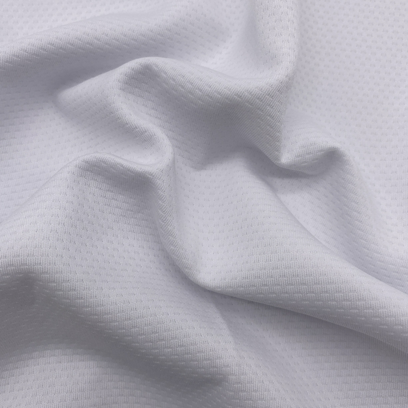 Dzianina interlock żakardowa elastyczna, 90,8% poliester / 9,2% elastan, 280 g/m² — zdjęcie 5