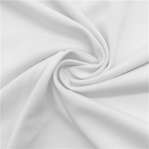 Dzianina single jersey matowa, 95,3% poliester / 4,7% elastan, 180 g/m²