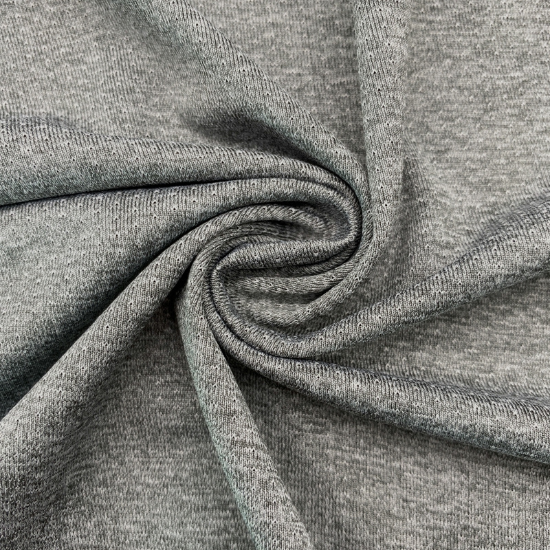Stretch jacquard mesh knit, 87.8% polyester / 12.2% elastane, 170 g/m²
