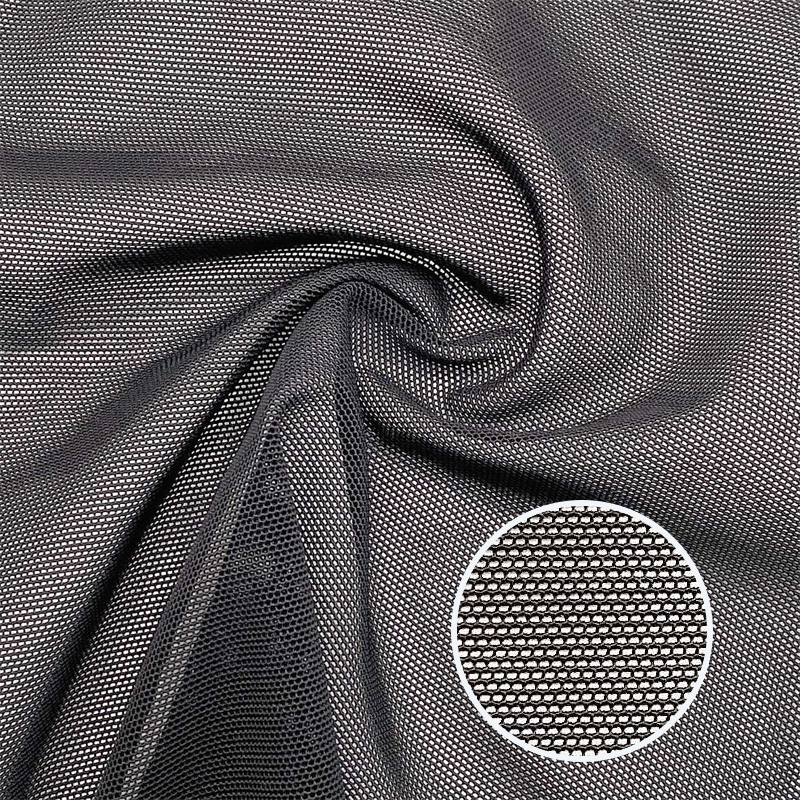 Dzianina siatkowa powernet o średniej gramaturze, 85% poliamid / 15% elastan, 150 g/m²